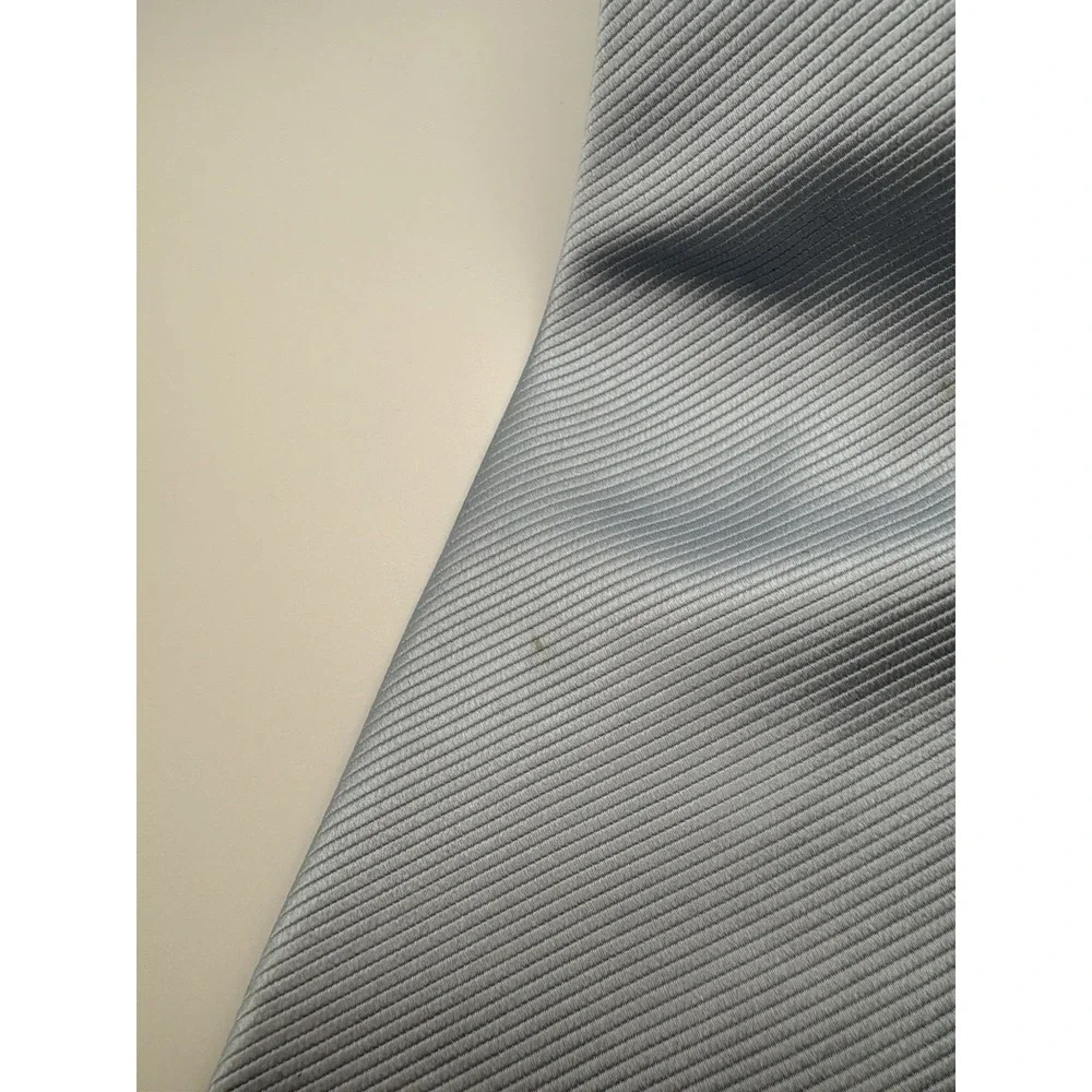 Banana Republic Mens Blue Silk Geometric Ribbed Classic Neck Tie